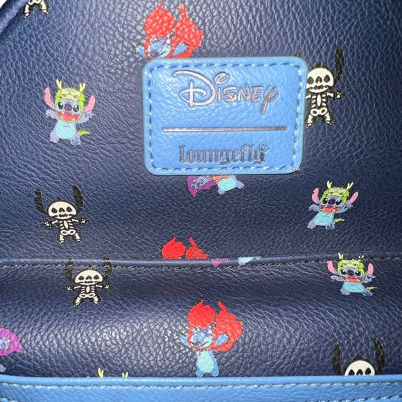 Loungefly Disney Lilo & Stitch Costumes Mini Backpack Blue - Picture 3 of 16